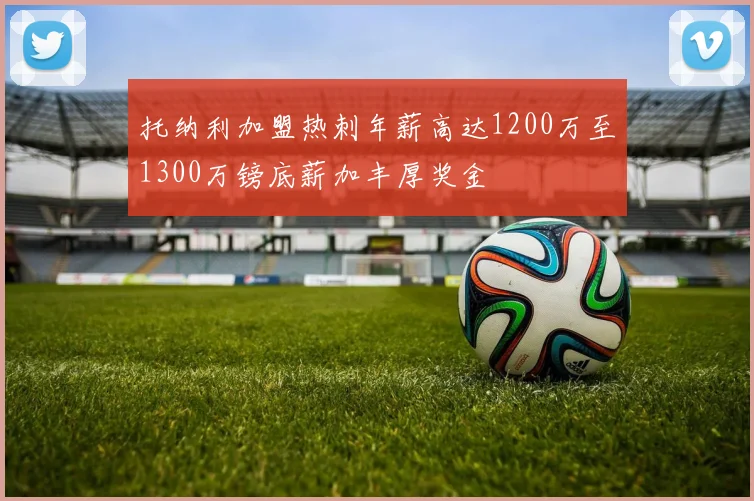 托纳利加盟热刺年薪高达1200万至1300万镑底薪加丰厚奖金