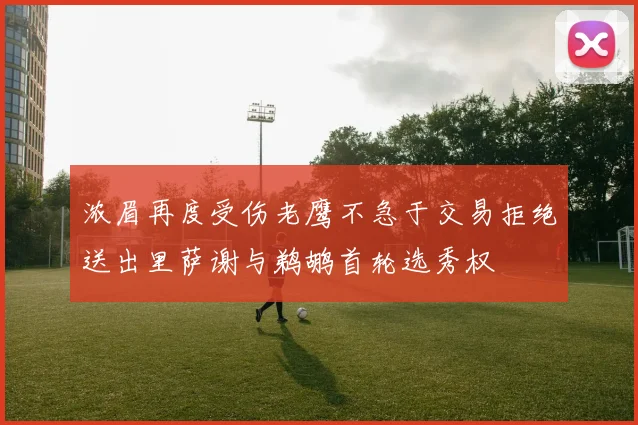 浓眉再度受伤老鹰不急于交易拒绝送出里萨谢与鹈鹕首轮选秀权